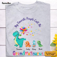 Personalized Grandmasaurus Colorful Flower Shirt - Hoodie - Sweatshirt 23453 thumb 1
