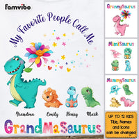 Personalized Grandmasaurus Colorful Flower Shirt - Hoodie - Sweatshirt 23453 thumb 1