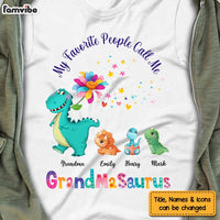 Personalized Grandmasaurus Colorful Flower Shirt - Hoodie - Sweatshirt 23453 thumb 1