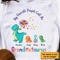 Personalized Grandmasaurus Colorful Flower Shirt - Hoodie - Sweatshirt 23453 thumb 1