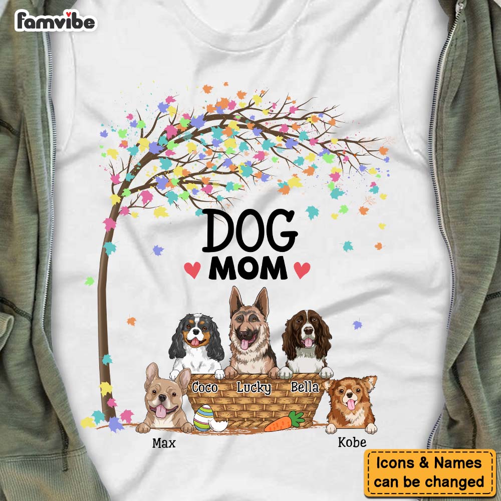 Personalized Easter Gift for Dog Mom Shirt 23455 Primary Mockup