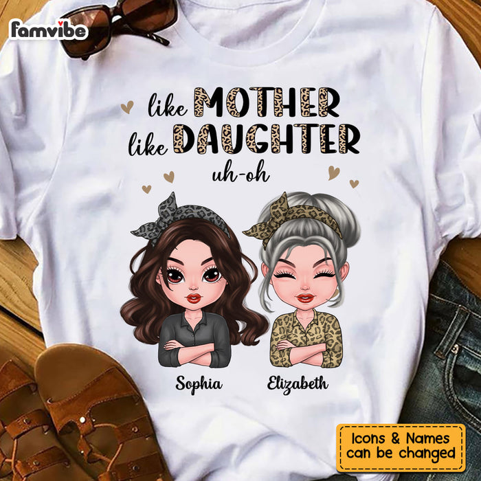 Personalized Like Mother Like Daughter Shirt - Hoodie - Sweatshirt 23456 1