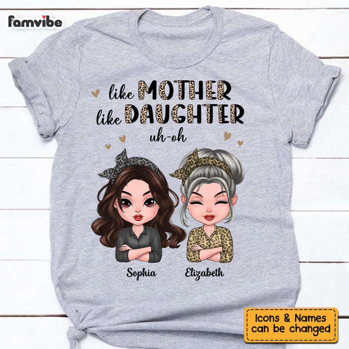 Personalized Like Mother Like Daughter Shirt - Hoodie - Sweatshirt 23456 1