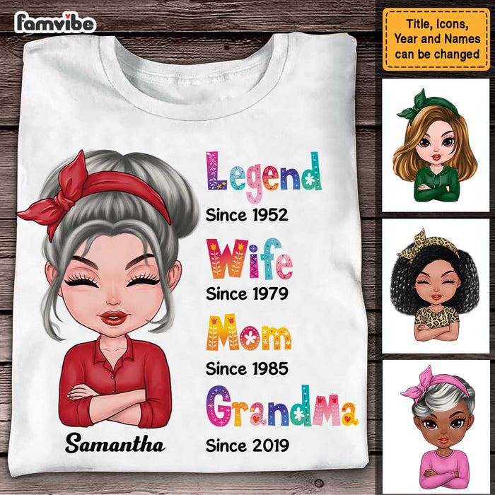 Personalized Gift For Grandma Mom Legend Shirt - Hoodie - Sweatshirt 23458 1