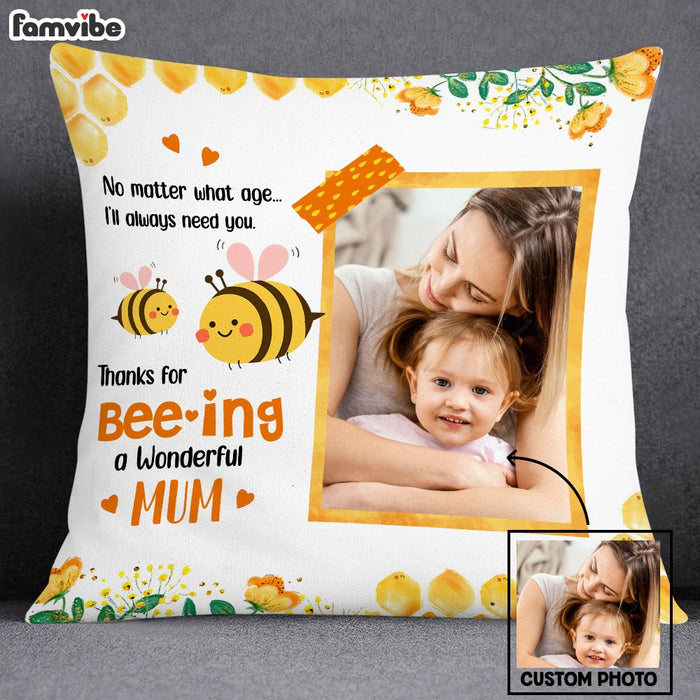 Personalized Mom Sending Love Photo Pillow AP61 28O28 1
