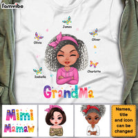 Personalized Gift For Grandma Mom Butterfly Shirt - Hoodie - Sweatshirt 23461 thumb 1