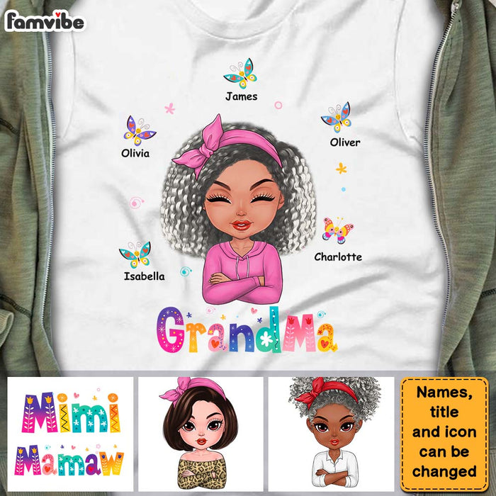Personalized Gift For Grandma Mom Butterfly Shirt - Hoodie - Sweatshirt 23461 1