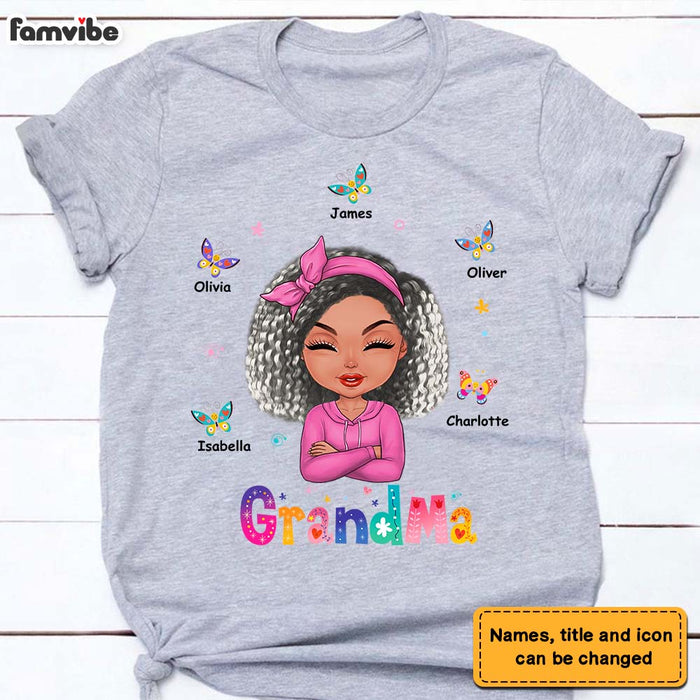 Personalized Gift For Grandma Mom Butterfly Shirt - Hoodie - Sweatshirt 23461 1