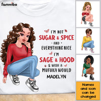 Personalized Gift I'm Not Sugar And Spice Shirt - Hoodie - Sweatshirt 23462 thumb 1