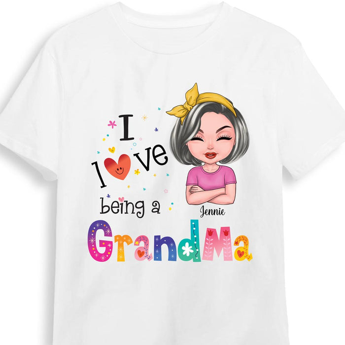 Personalized Love Being A Grandma Shirt - Hoodie - Sweatshirt 23463 1
