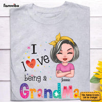Personalized Love Being A Grandma Shirt - Hoodie - Sweatshirt 23463 thumb 1