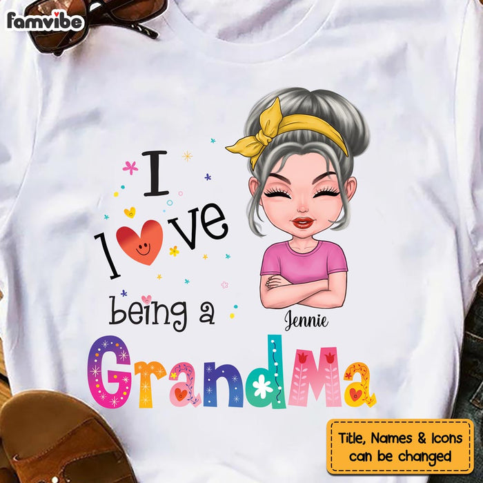 Personalized Love Being A Grandma Shirt - Hoodie - Sweatshirt 23463 1