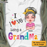 Personalized Love Being A Grandma Shirt - Hoodie - Sweatshirt 23463 thumb 1