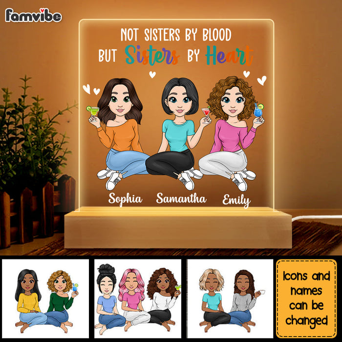 Personalized Gift Friends Forever Plaque LED Lamp Night Light 23465 1
