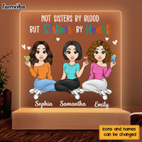 Personalized Gift Friends Forever Plaque LED Lamp Night Light 23465 thumb 1