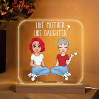Personalized Mother And Daughter Plaque LED Lamp Night Light 23466 thumb 1