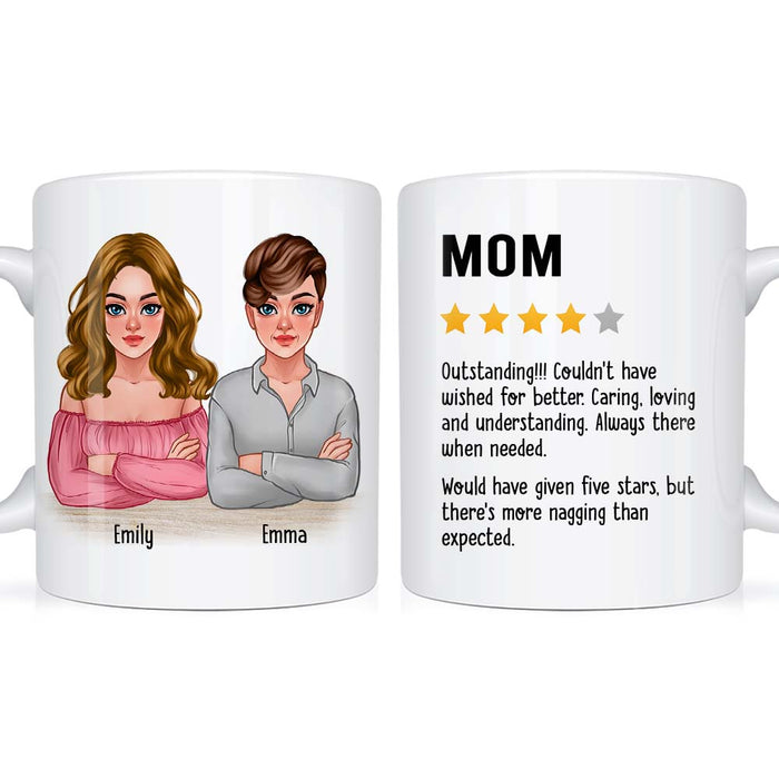 Personalized Gift For Mom Five Star Review Mug 23468 1