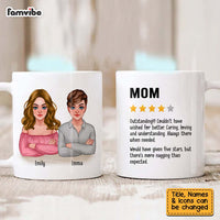 Personalized Gift For Mom Five Star Review Mug 23468 thumb 1