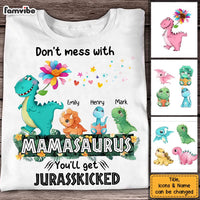 Personalized Gift For Mom Mamasaurus Shirt - Hoodie - Sweatshirt 23469 thumb 1