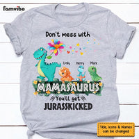 Personalized Gift For Mom Mamasaurus Shirt - Hoodie - Sweatshirt 23469 thumb 1