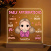 Personalized Daily Affirmation Gift For Granddaughter Plaque LED Lamp Night Light 23470 1