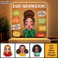 Personalized Gift For Daughter Daily Affirmations Plaque LED Lamp Night Light 22898 thumb 1