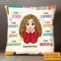 Personalized Gift For Granddaughter  I Am Kind Pillow 23472 thumb 1