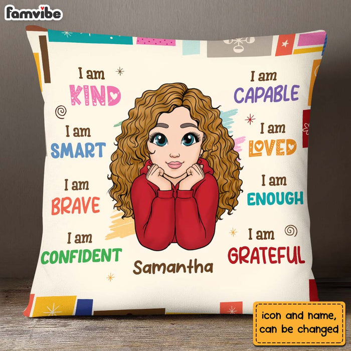 Personalized Gift For Granddaughter  I Am Kind Pillow 23472 1