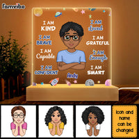 Personalized Gift For Grandson I Am Kind Plaque LED Lamp Night Light 23473 thumb 1