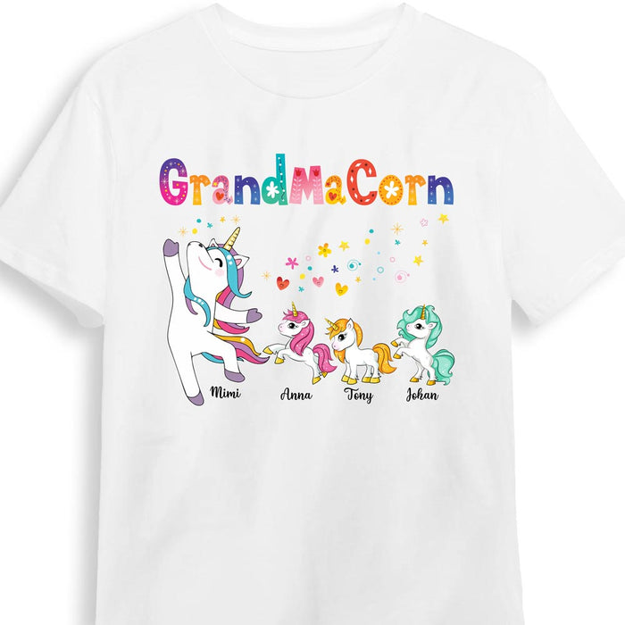 Personalized Grandmacorn Colorful Flower Shirt - Hoodie - Sweatshirt 23474 1
