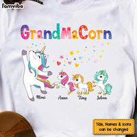 Personalized Grandmacorn Colorful Flower Shirt - Hoodie - Sweatshirt 23474 thumb 1