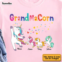 Personalized Grandmacorn Colorful Flower Shirt - Hoodie - Sweatshirt 23474 thumb 1
