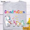 Personalized Grandmacorn Colorful Flower Shirt - Hoodie - Sweatshirt 23474 1