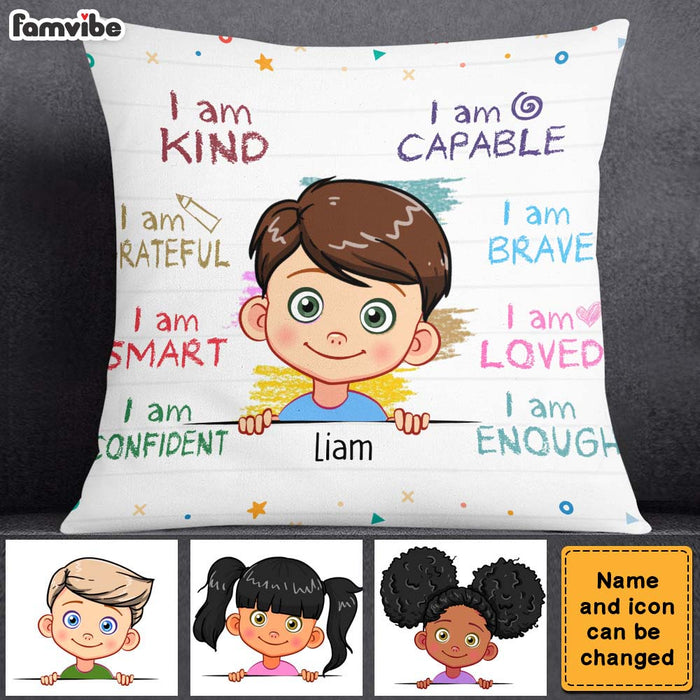 Personalized Gift For Grandson I Am Kind Pillow 23475 1