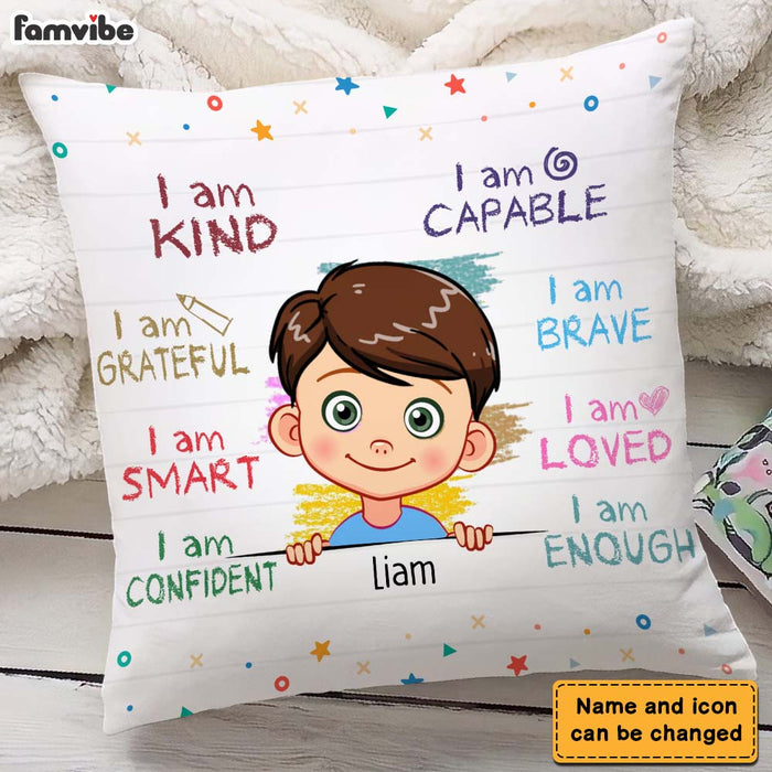 Personalized Gift For Grandson I Am Kind Pillow 23475 1