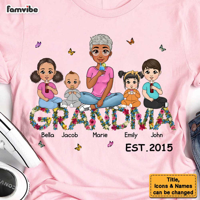 Personalized Gift For Grandma Shirt - Hoodie - Sweatshirt 23478 1