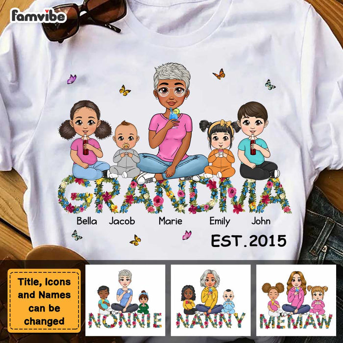 Personalized Gift For Grandma Shirt - Hoodie - Sweatshirt 23478 1