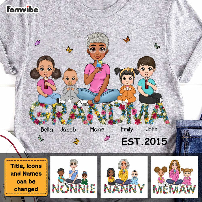 Personalized Gift For Grandma Shirt - Hoodie - Sweatshirt 23478 1