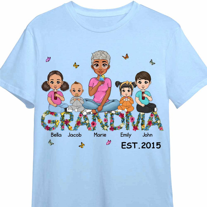 Personalized Gift For Grandma Shirt - Hoodie - Sweatshirt 23478 1