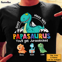 Personalized Gift Papasaurus Shirt - Hoodie - Sweatshirt 23481 thumb 1