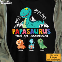 Personalized Gift Papasaurus Shirt - Hoodie - Sweatshirt 23481 thumb 1