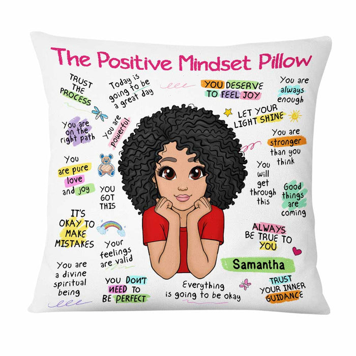 Personalized Gift For Granddaughter Positive Mindset Pillow 23482 1