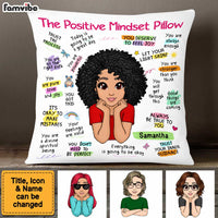 Personalized Gift For Granddaughter Positive Mindset Pillow 23482 thumb 1