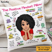 Personalized Gift For Granddaughter Positive Mindset Pillow 23482 thumb 1
