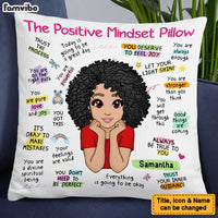 Personalized Gift For Granddaughter Positive Mindset Pillow 23482 thumb 1