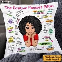 Personalized Gift For Granddaughter Positive Mindset Pillow 23482 thumb 1