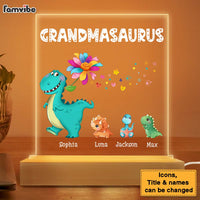 Personalized Gift For Grandmasaurus Plaque LED Lamp Night Light 23488 thumb 1
