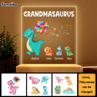 Personalized Gift For Grandmasaurus Plaque LED Lamp Night Light 23488 thumb 1