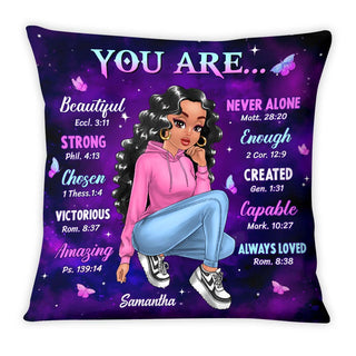 Personalized Gift For Daughter You Are Bible Verses Pillow 23493 Primary Mockup