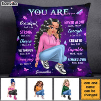 Personalized Gift For Daughter You Are Bible Verses Pillow 23493 thumb 1